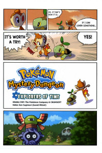 Pokemon Mystery Dungeon Explorers of Time and Darknesse